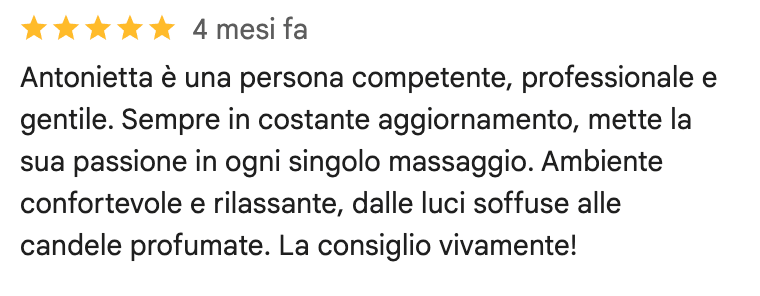Recensione cliente