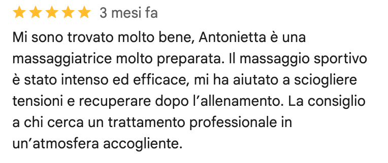 Recensione cliente